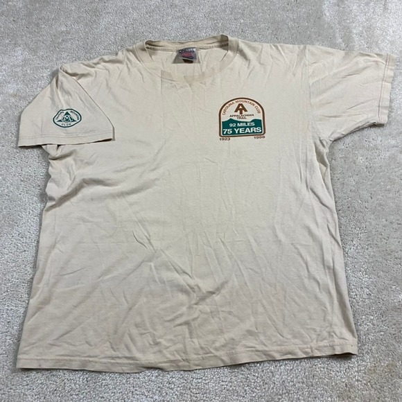 Oneita Other - VTG Carolina Mountain Club Shirt Mens L Appalachian Trail T-Shirt Hiking 90s